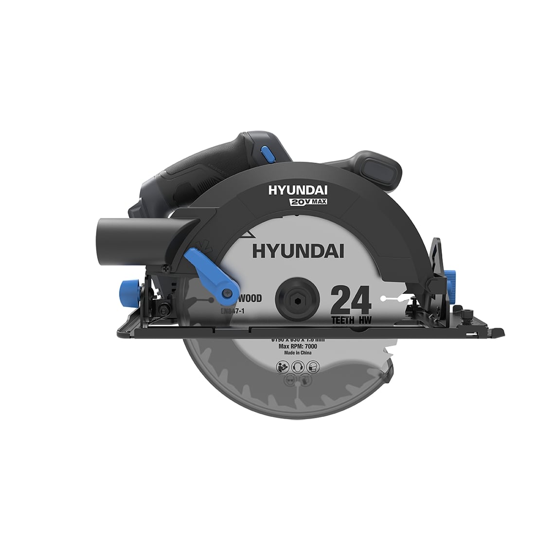 Fierastrau circular brushless cu acumulator 20V Hyundai CS20X-190 - SOLO