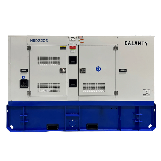 Generator de curent trifazat cu motor diesel Balanty by Hyundai HBD220S, 176 kW